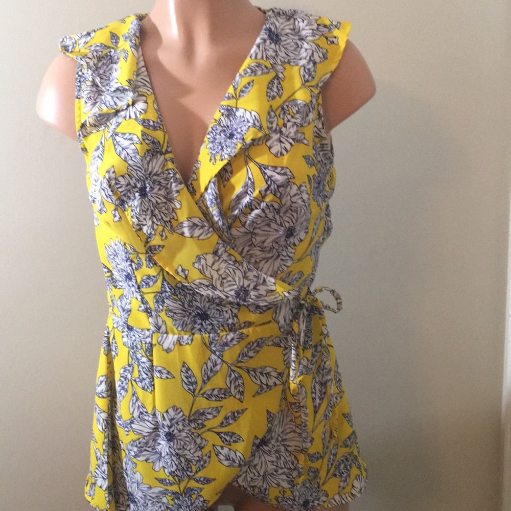 Japna Wrap sleeveless top